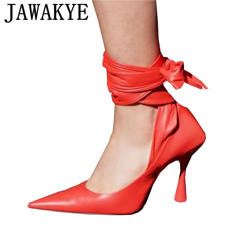 Туфли лодочки женские из натуральной кожи пикантные модельные туфли на высоком