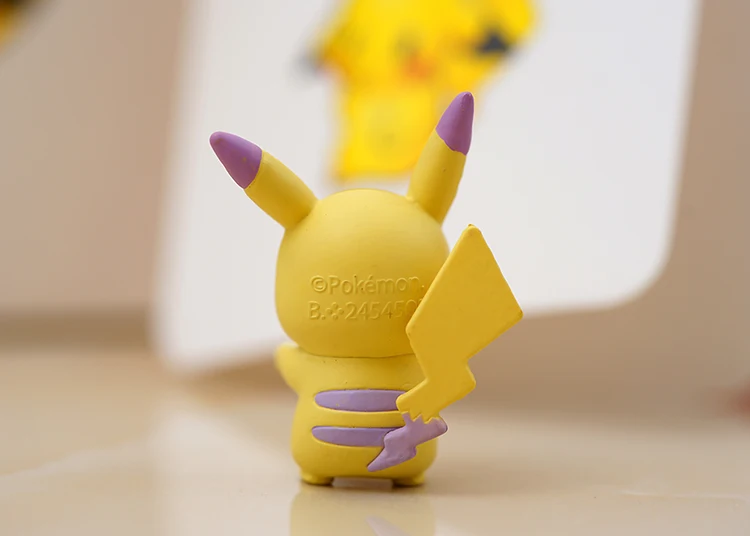 Takara Tomy Покемон 4 стиля ПВХ Аниме фигурки Пикачу Сквиртл Bulbasaur Cubone Мини мультфильм Модель Коллекция подарок