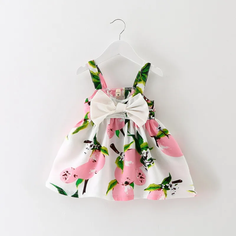 Платье для новорожденных лето 2018 модный дизайн одежда дня рождения 1 год высокое