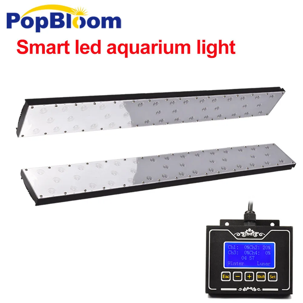 DSunY 2 шт. smart led свет аквариума akvaryum светодиодный Риф Танк acuario Затемнения полный