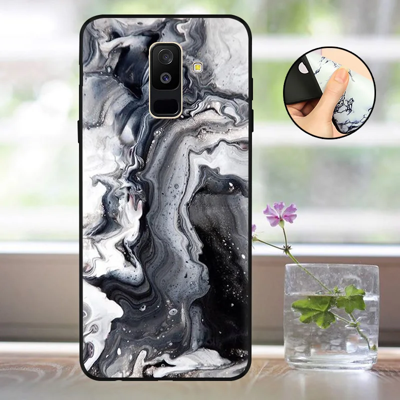 Мягкий A600 A605F чехол для Funda samsung A6 чехол силиконовый матовый задний Чехол для Capas samsung Galaxy A6 Plus чехол бампер - Цвет: DLL