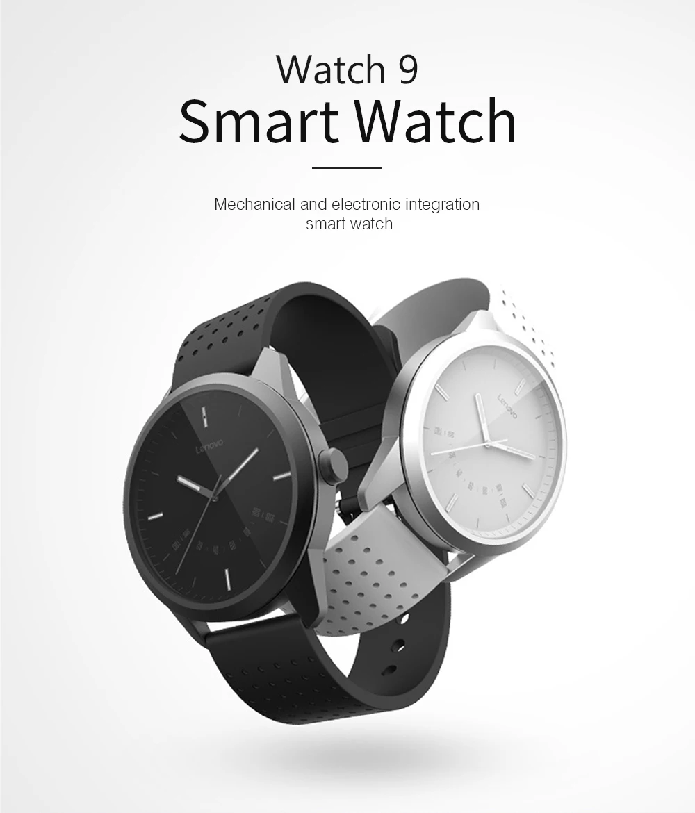 Lenovo Watch 9 Bluetooth Смарт-часы модные спортивные умные часы сапфировое стекло 50 м водонепроницаемые Смарт-часы с монитором сердечного ритма