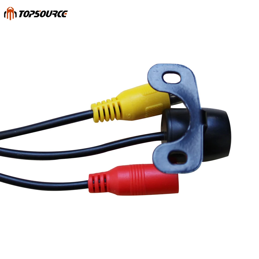 TOPSOURCE 12V 170 Mini Color 6M Wire CCD задняя парковочная камера заднего вида металлический