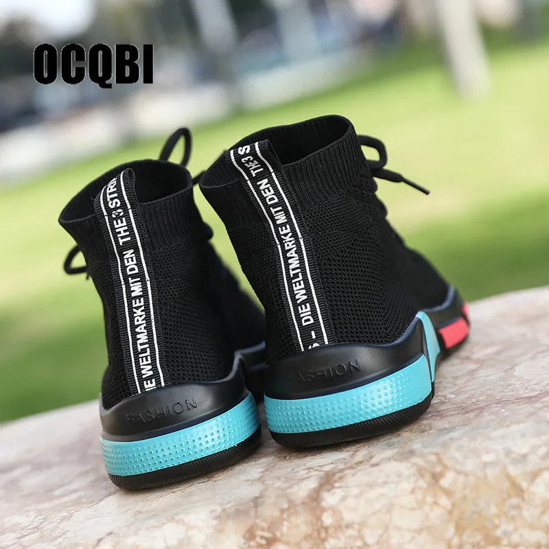 Женские кроссовки с высоким берцем Повседневные Дышащие туфли на плоской