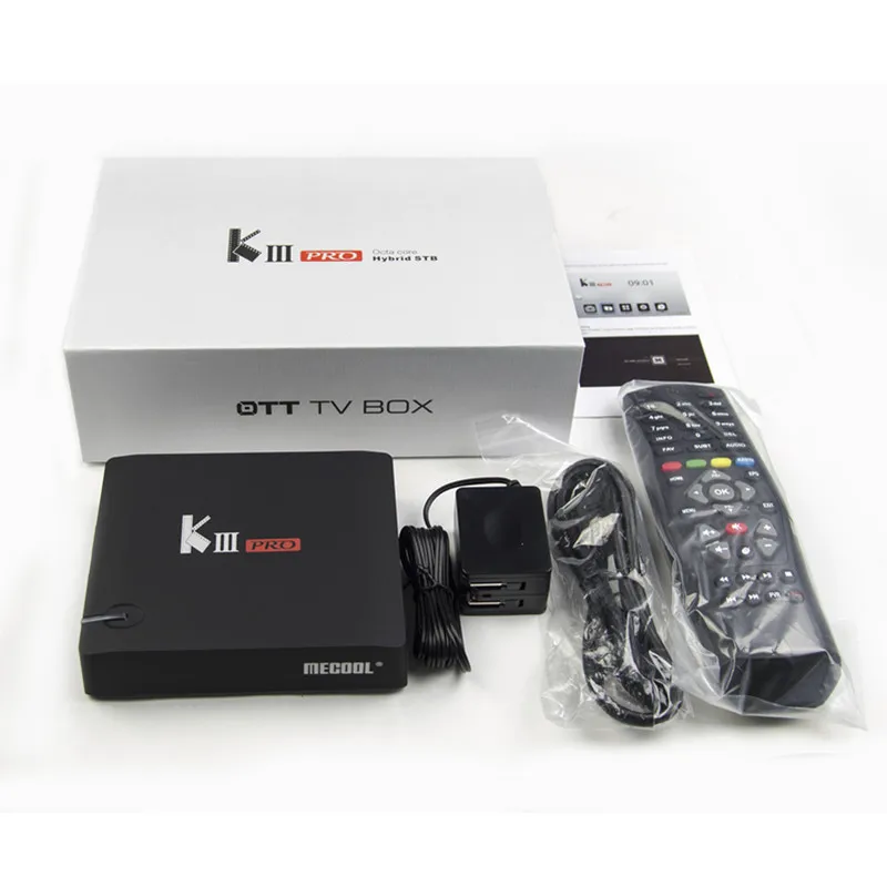 Французский IP tv box Mecool KIII PRO DVB-T2& S2& C+ IP tv подписка 1 год Швеция Бельгия Великобритания Испания США M3U для взрослых xxx smart tv box