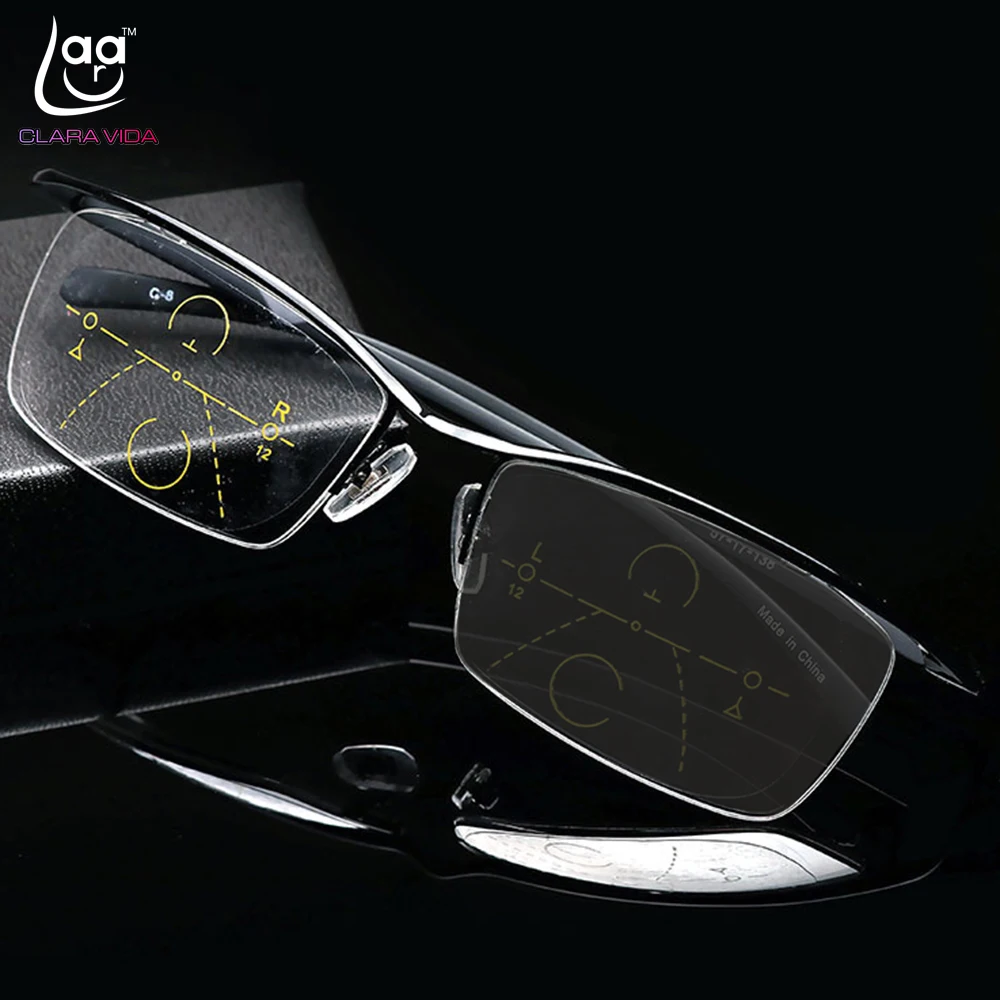 Очки для интеллектуального мультифокального чтения с бифокальным добавлением +