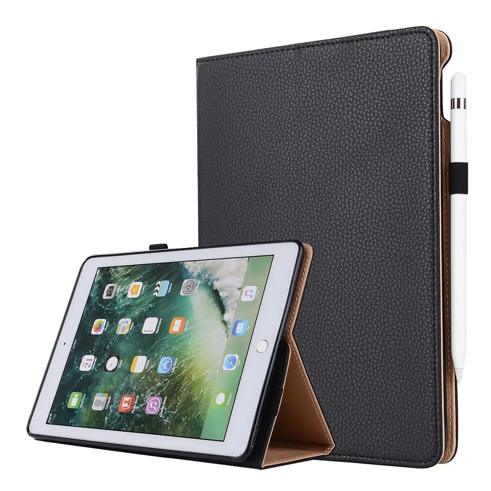 Для iPad Pro 12,9 Снежный бизнес умный чехол для планшета высокого качества из искусственной кожи Складная подставка+ слот для карт+ держатель для карандаша - Цвет: 2