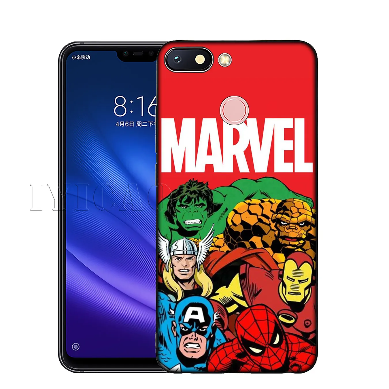 IYICAO Marvel Мстители Мягкий силиконовый чехол для телефона Xiaomi Mi 9 SE 9T CC9 CC9E 8 A3 Pro A1 A2 Lite