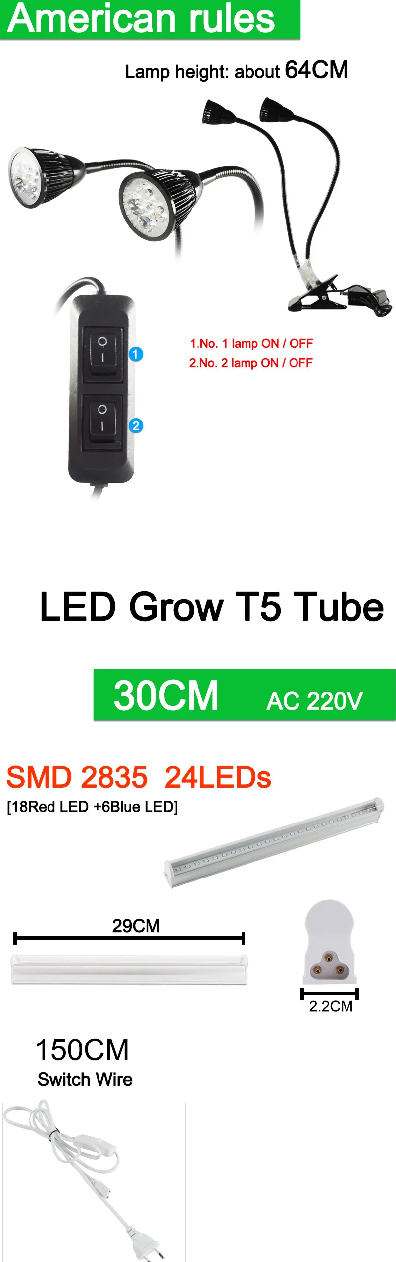 Светодиодный светильник для выращивания 45 Вт 80 Вт AC110V 220 В DC 5 в USB с регулируемой яркостью, полный спектр для выращивания в помещении, для теплицы, для выращивания растений, светодиодный светильник