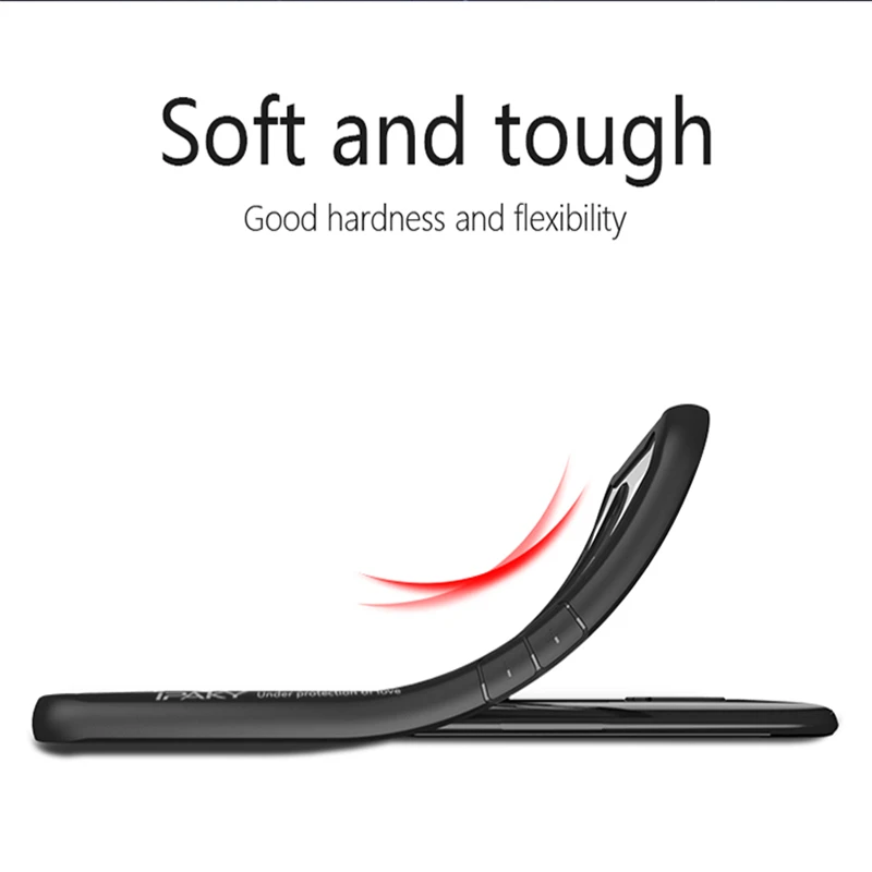 Oneplus 6 Чехол IPAKY Прозрачный для одного плюс Силиконовый акриловый гибридный ударопрочный прозрачный задний чехол OnePlus.