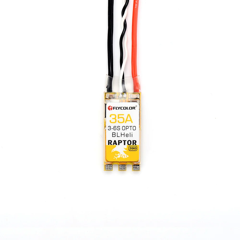 FATJAY Flycolor Raptor390 35A ESC 3-6s C8051F390 MCU BLHeli прошивка Multishot для RC multirotor racing FPV drone quadcopter |