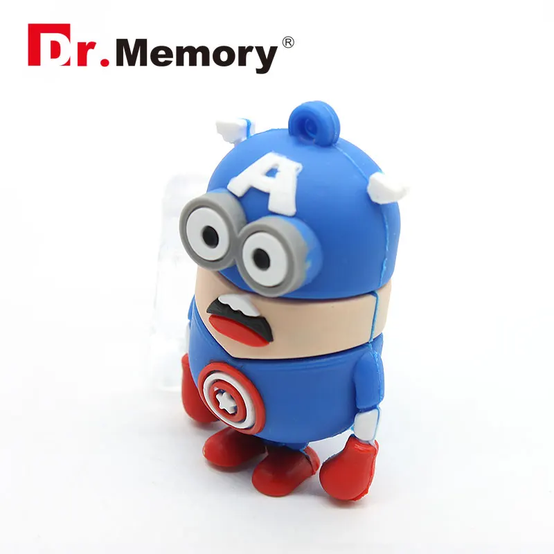 Супергерой мультфильм USB флэш-накопитель 16 Гб Миньоны милые флешки 32 Гб высокая скорость 4 ГБ 8 ГБ карта памяти флешки персонализированные подарки