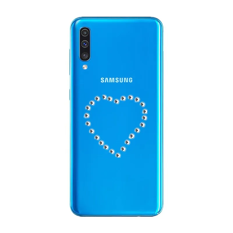 Блестящий чехол с бриллиантами для Samsung Galaxy A50 A30 A9 A7 2018 A8 A6 PLUS J8 J4 J6 S10 S9 S8 Прозрачный