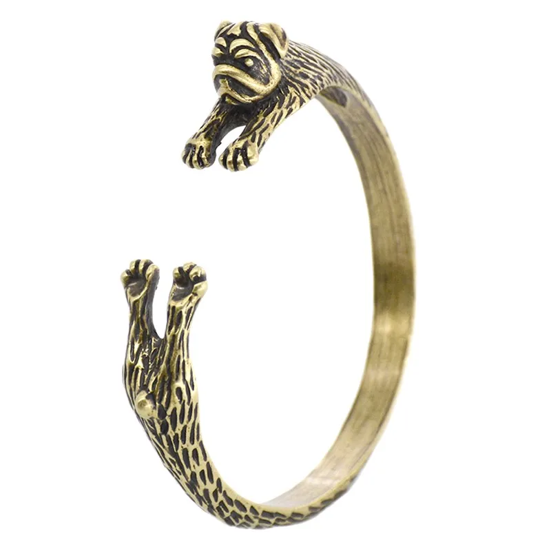 Новый дизайн стильный винтажный браслет в стиле хиппи раньше бохо с собакой