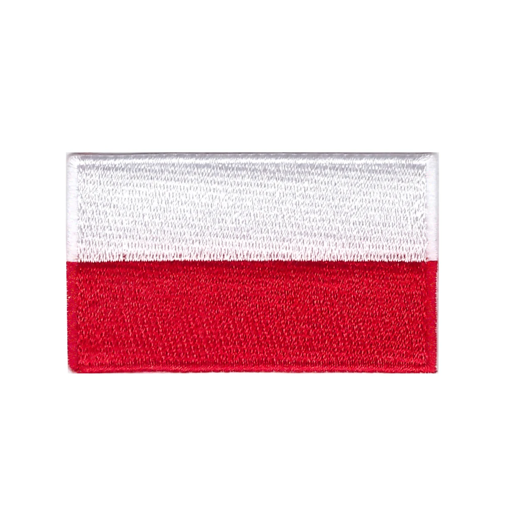 10pcs Fashion badge patch Polish flag cowboy clothing decals decoration maintenance adhesives  Iron-On