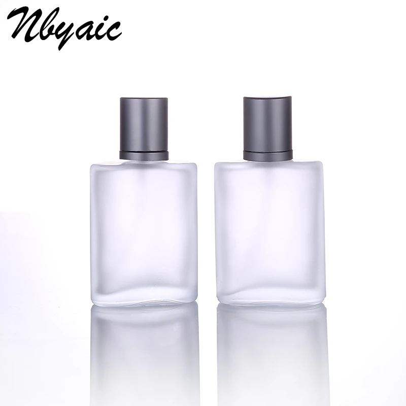 Nbyaic1Pcs30ml50ml100ml матовая пустая стеклянная бутылка достаточно распыляемая Бутылка для путешествий с запахом переносные многоразовые флаконы для духов