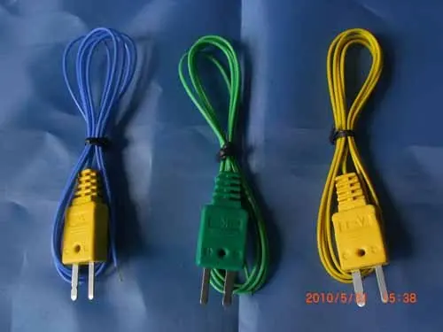 Удлинительные кабели термопары с литыми разъемами быстрый разъем мини-размер |