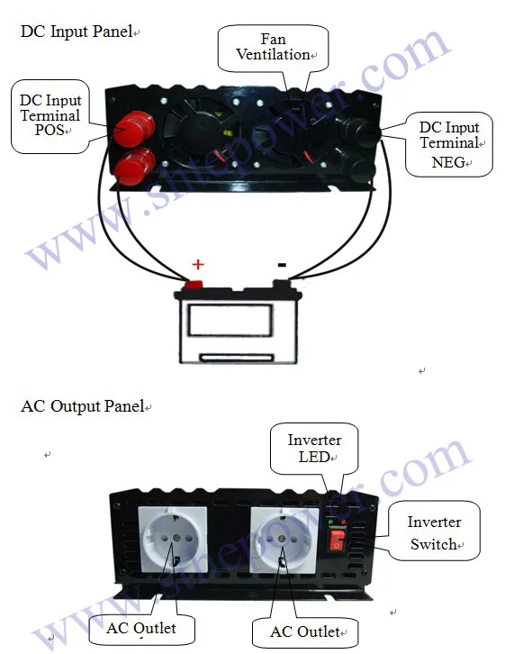 Бесплатная доставка инвертор 3500 Вт Быстрая DC 12v к ac 100v 110v 120v 220v 230v 240v Чистая