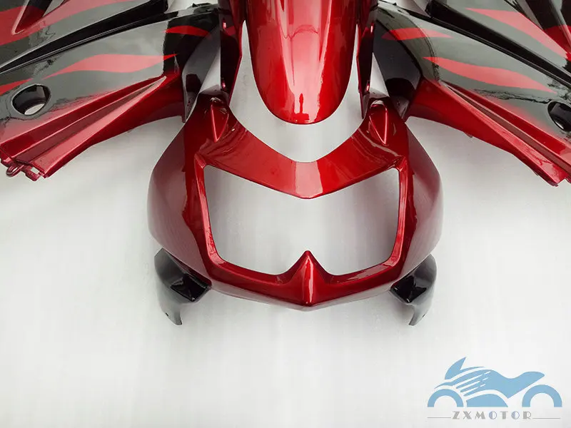 Обтекатели под давлением для Kawasaki Ninja250r 2008 2009 2010-2014 комплект обтекателей красного