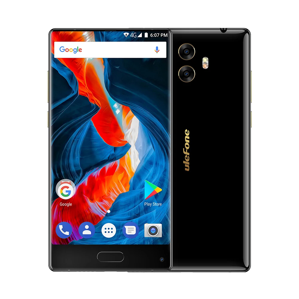 Ulefone MIX S 4G Android 7 0 5 &quotHD ободок менее mtk6737 четыре ядра 2 ГБ 16 13MP двойной камеры 3300 мАч