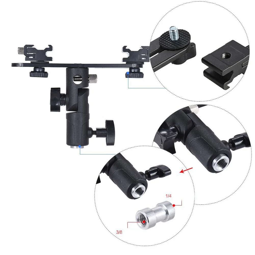 Алюминиевый сплав лампа Стенд студия Speedlight башмак Поворотная Вспышка Свет Фото