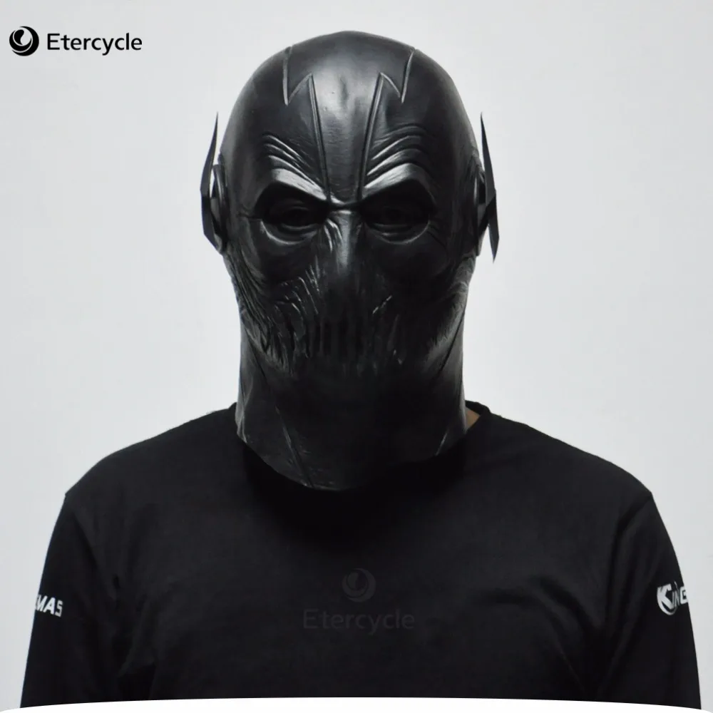 Вспышка маски супергероев Косплей из фильма Хэллоуин Полная Голова Латексная