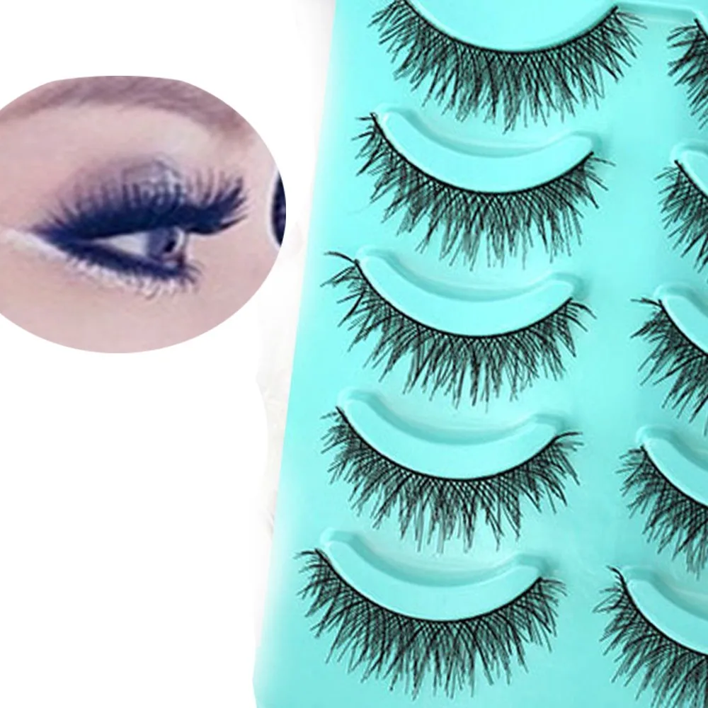 5 пар натуральные накладные ресницы длинные для макияжа 3d норковые наращивание