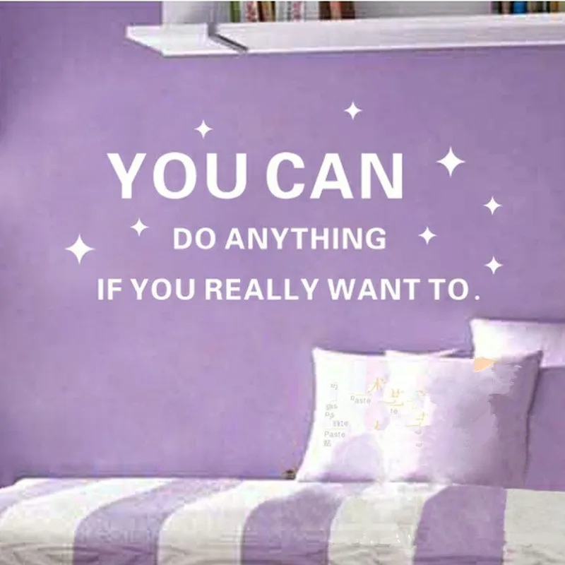 Персонализированные настенные наклейки для спальни украшение с английскими