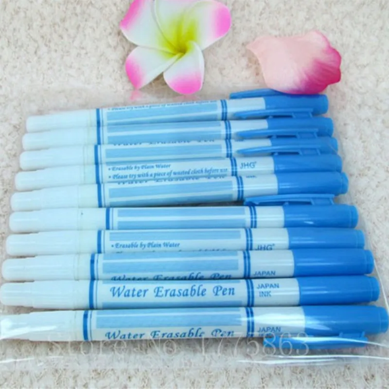 Двусторонняя маркировочная ручка для ткани 2 шт. растворимая в воде сделай сам