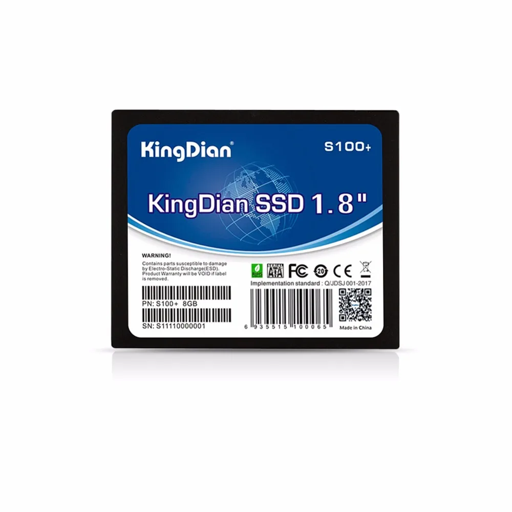 Внутренний жесткий диск KingDian 1 8 SATA SATA2 твердотельный SSD Гб (S100 + 8G)|disk on module sata|ssd raidssd