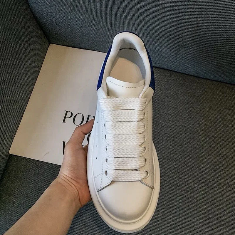 Новинка 2019 года сезон весна-осень кроссовки из натуральной кожи женская обувь на