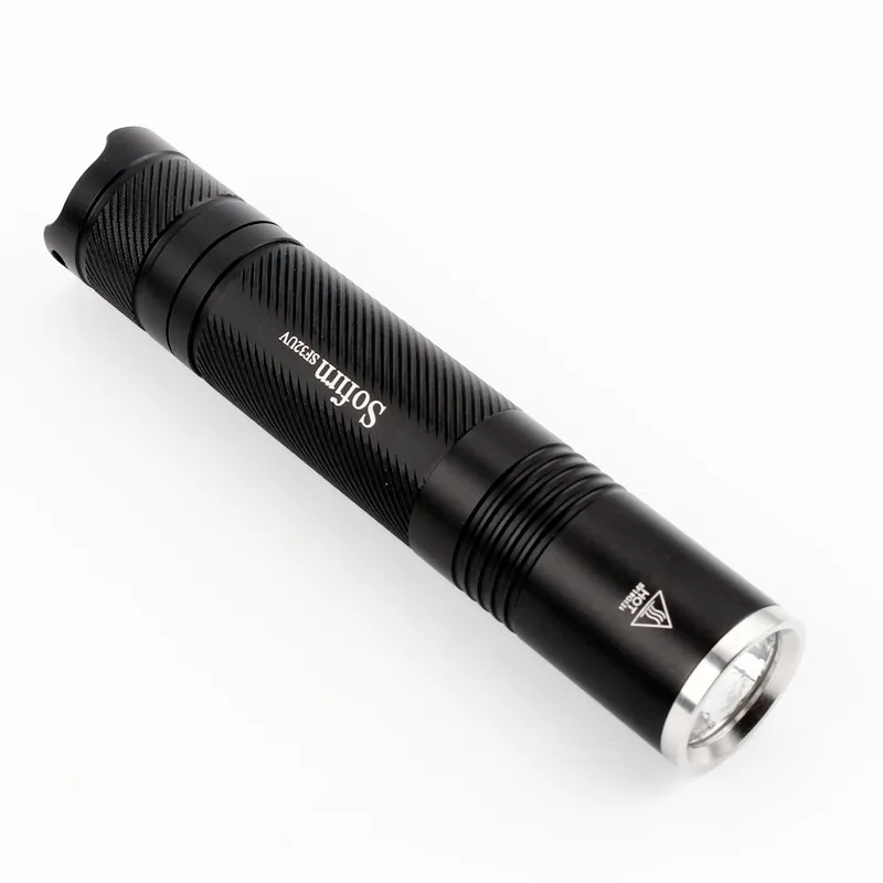 Sofirn SF32UV 18650 вспышка светильник Ультрафиолетовый фонарь Nichia 365 нм лучшая УФ лампа проверка банкнот флуоресцентный агент обнаружения
