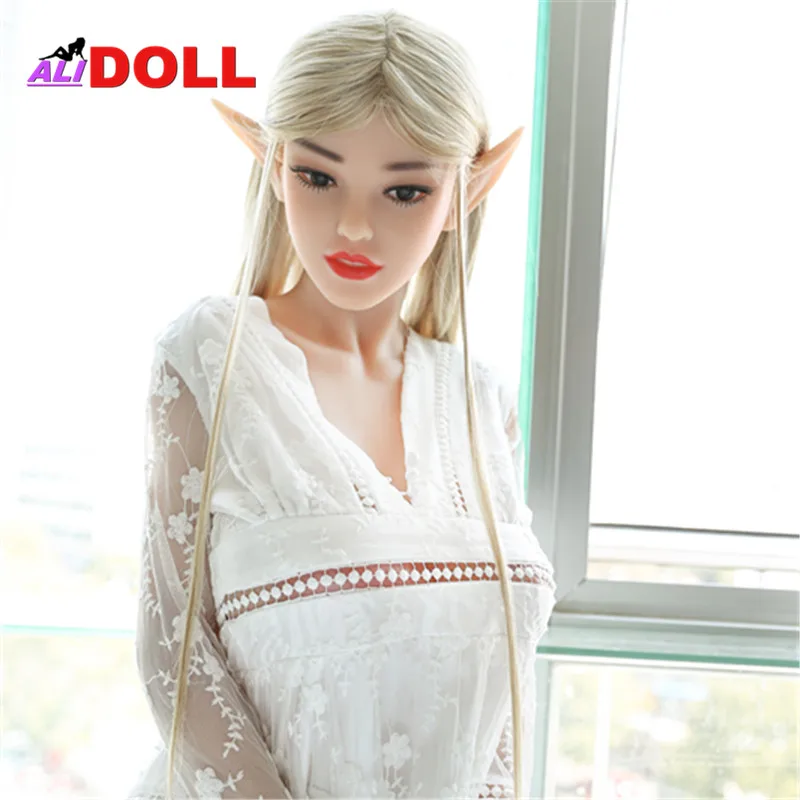 Самые красивые 168 см и Fairy Elf реальные силиконовые секс куклы с металлическим