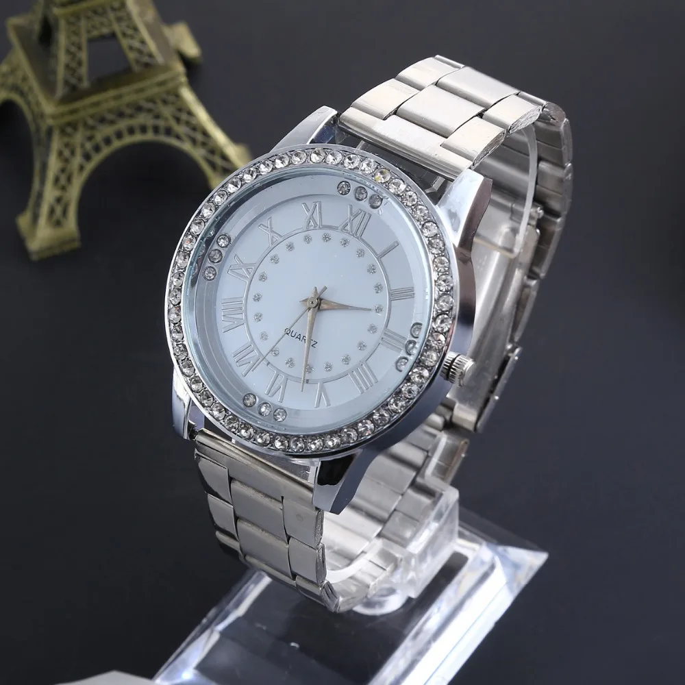 Новые Брендовые женские часы Geneva, сплав, сталь, металл, Reloj, Модные Роскошные наручные часы с бриллиантами, кварцевые наручные часы для женщин, для женщин, saati