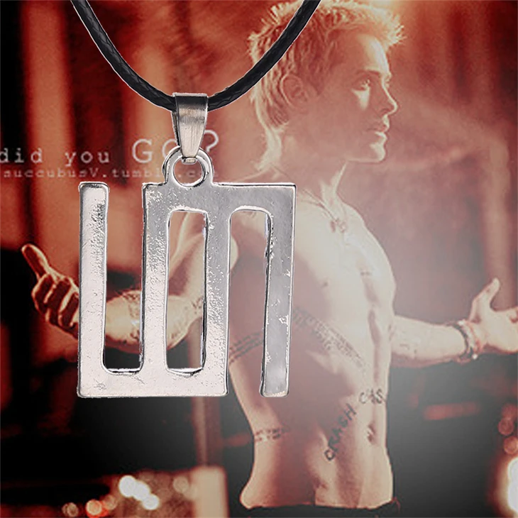 Цепочка для мужчин и женщин ожерелье с кулоном в виде триады Jared Leto символ