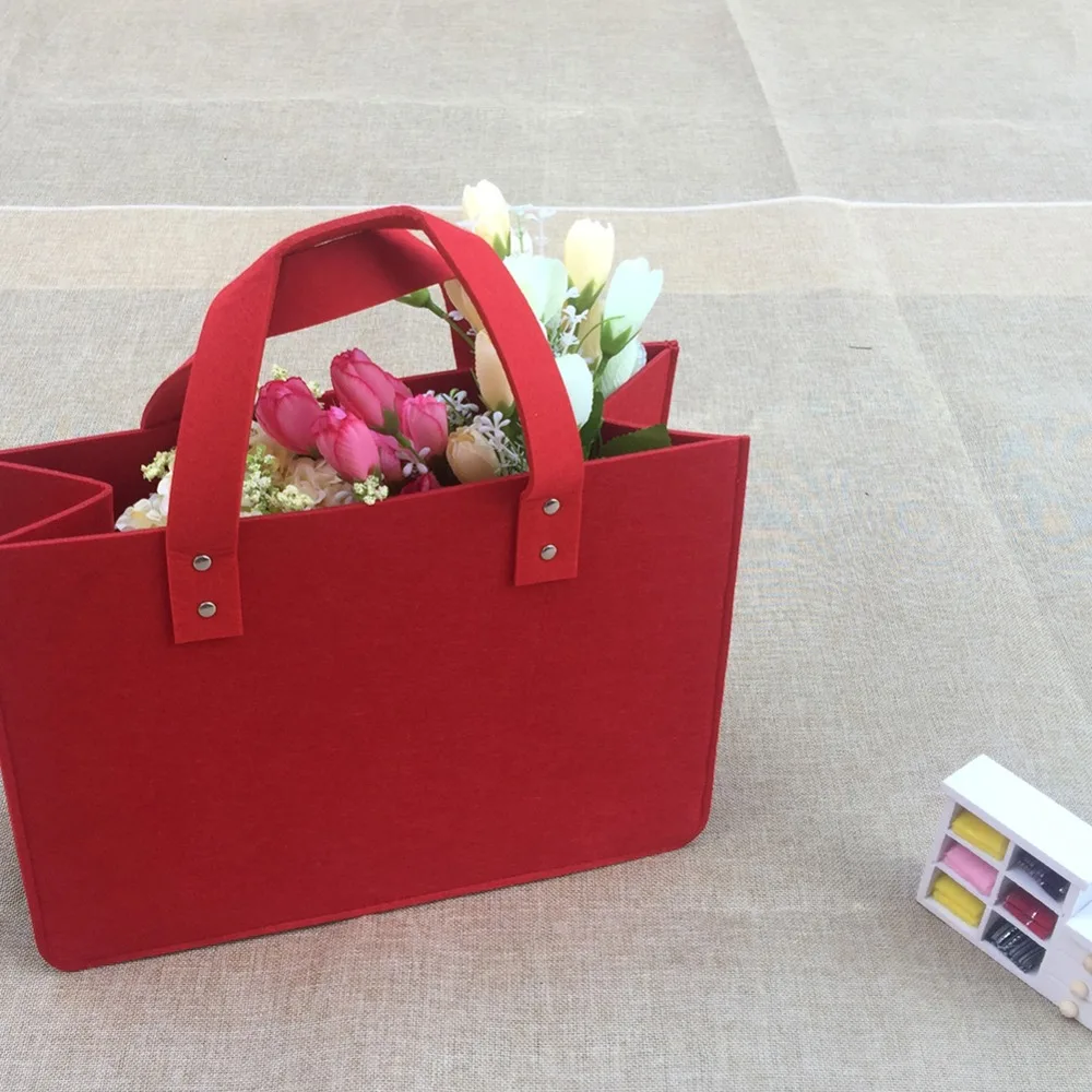 2018 войлочная сумка для покупок эко многоразовая складная на плечо тоут