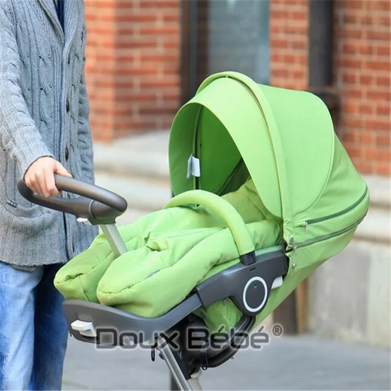 Зимние теплые коляска с четырями колесами stokke спальный мешок Ножная муфта