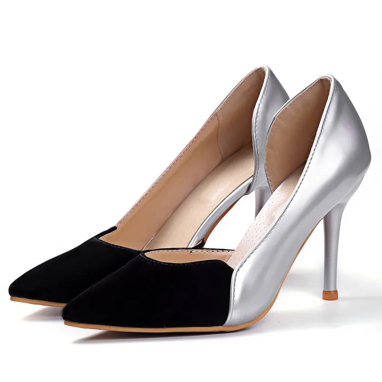 2017New Стиль леди Каблуки Леопарда Золото Серебро цвет Удобные Прохладный тонкий