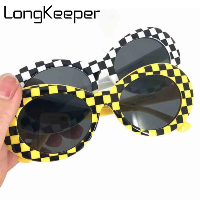 Солнцезащитные очки LongKeeper для мужчин и женщин овальные мозаичные аксессуары от