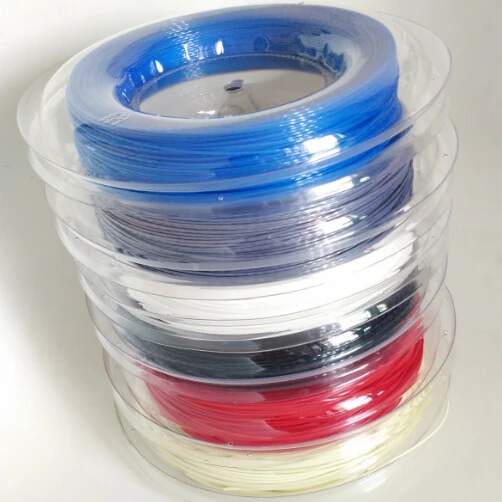 Бесплатная доставка чёрная закрученная струнная катушка для тенниса|tennis reel|polyester