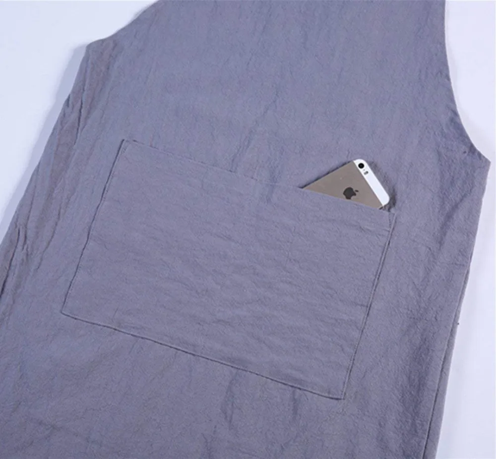 Фартук шеф повара с передними карманами унисекс кухонный фартук из мягкого