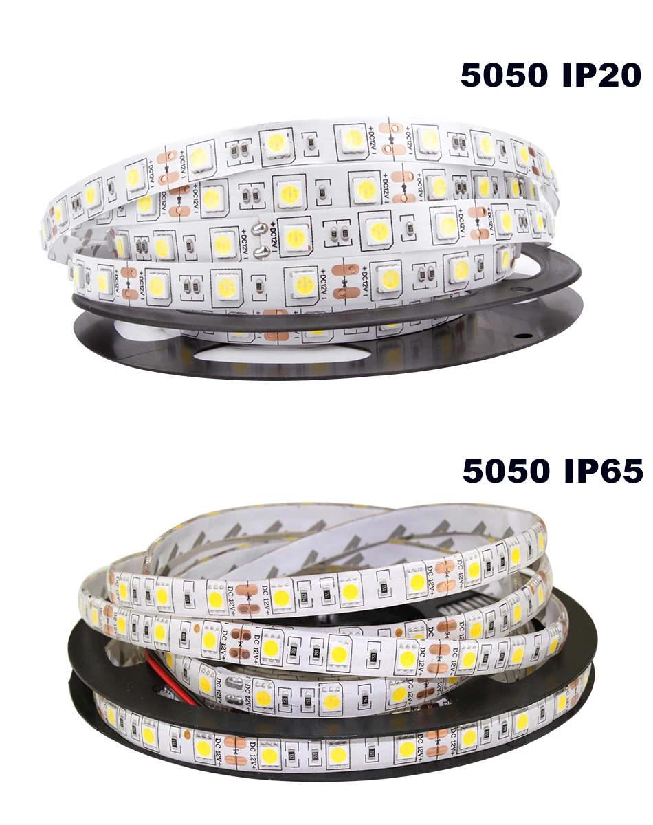 Светодиодная лента, светильник, гибкая Диодная лента, DC 12 В SMD 2835 5050 RGB 24Key 44Key, водонепроницаемый пульт дистанционного управления, 1 м, 2 м, 3M, 4M, 5 м, светильник ing