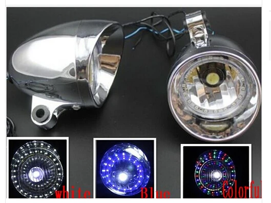 Хромированная светодиодная противотуманная фара для вождения Yamaha VStar 400 650 1100 1300