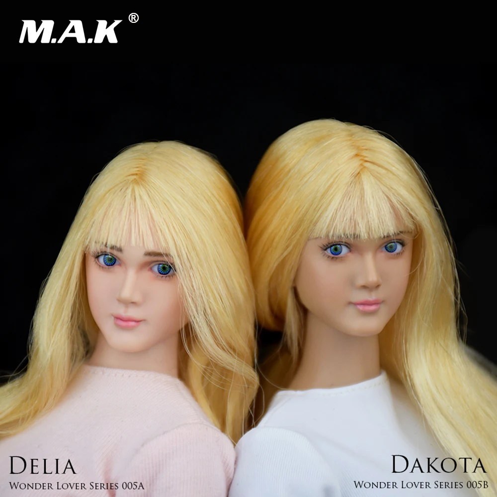 1/6 женская голова Лепка WONDERY подвижная линза для глаз WLS005A WLS005B девушка 12 &quotPH Jiaodol