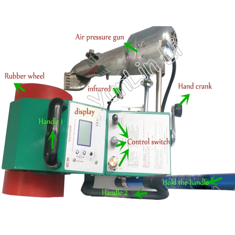 Мини сварочный аппарат для ПВХ 220 В баннерный | Инструменты