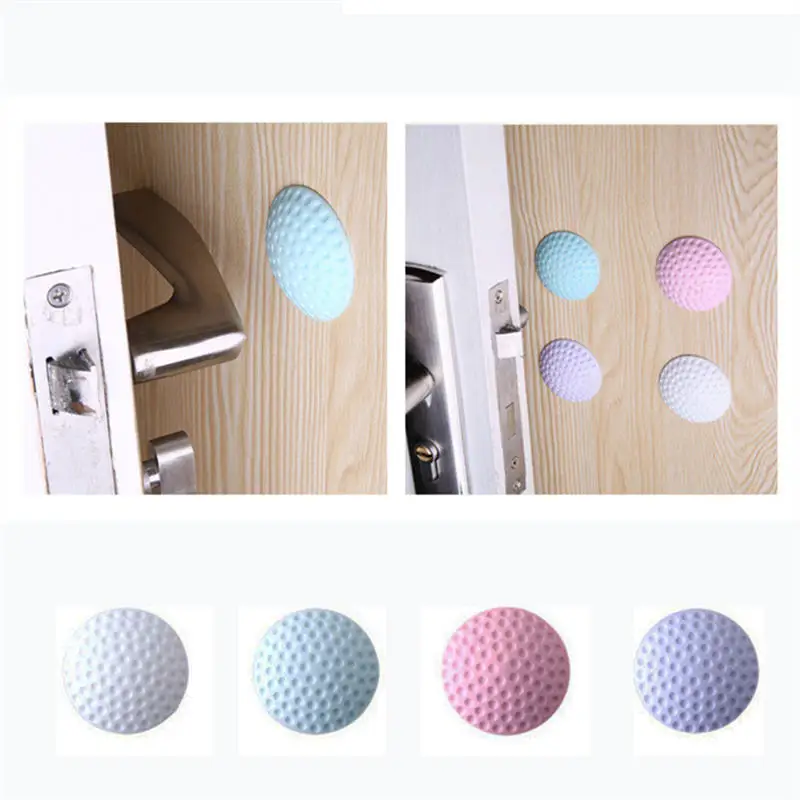 4 шт./компл. резиновая Противоударная накладка на дверь самоклеящаяся буферная