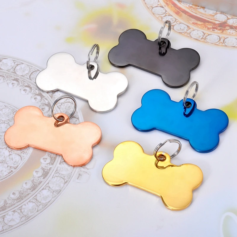 1 шт. новинка подвеска из нержавеющей стали с изображением костей собак заготовка