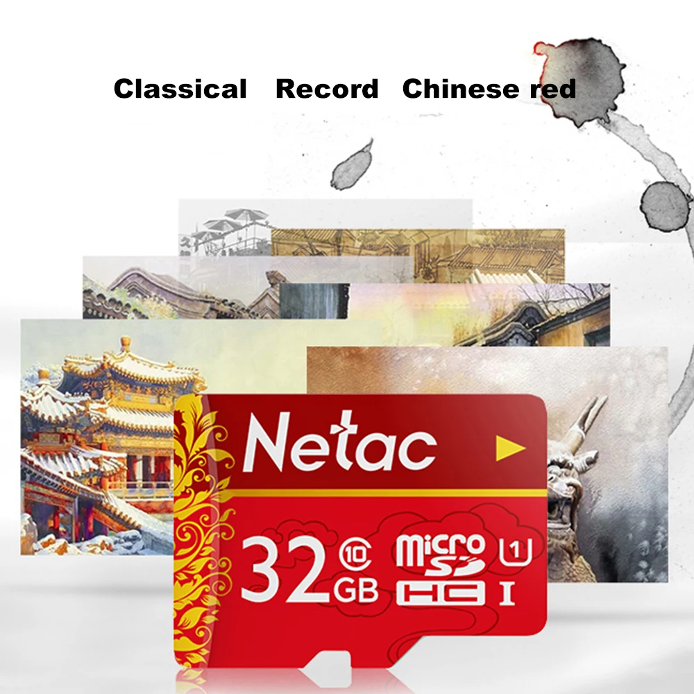 Netac TF() карта памяти U1 C10 рекордер движения камера наблюдения Мобильный телефон карта памяти флэш-карта 64 ГБ