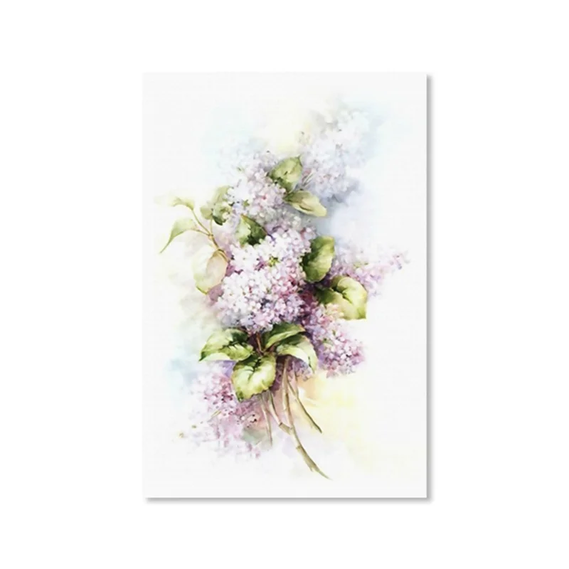 

Abstract Watercolor Flower Canvas Painting Botanical Floral Poster Home Wall Decor Painting On Canvas No Frame Wall Decor Canvas