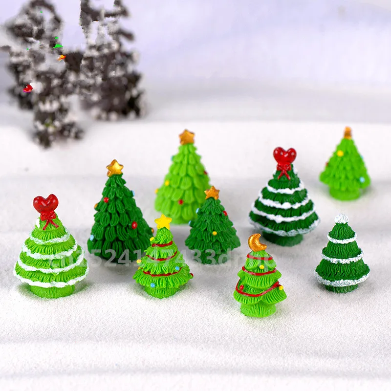 5 шт. миниатюрные украшения для сада с надписью Merry Christmas|Статуэтки и миниатюры| |